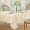 Threadmade Home Barcelona Jacquard Damask Tablecloth, Antique - 60"W x 144"L
